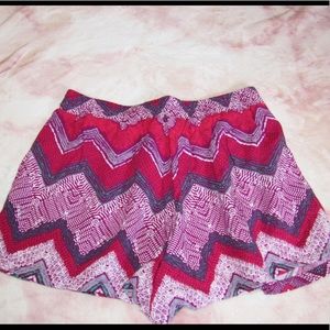 Colorful print shorts